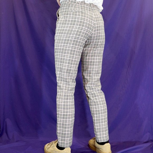 Massimo Dutti Beige Plaid Pants - Picture 3 of 4
